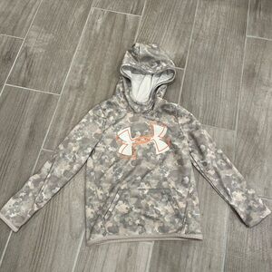 Under Armour Hoodie Cold gear Youth Small Camouflage